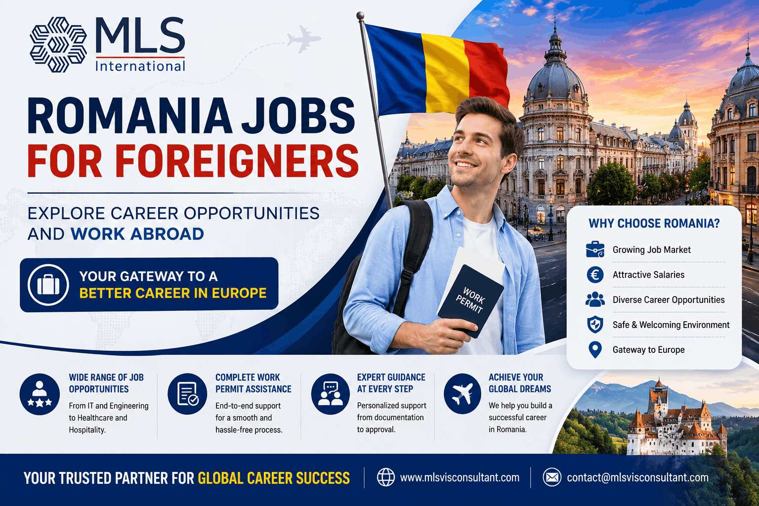 You are currently viewing Romania Jobs for Foreigners: Explore Career Opportunities and Work Abroad